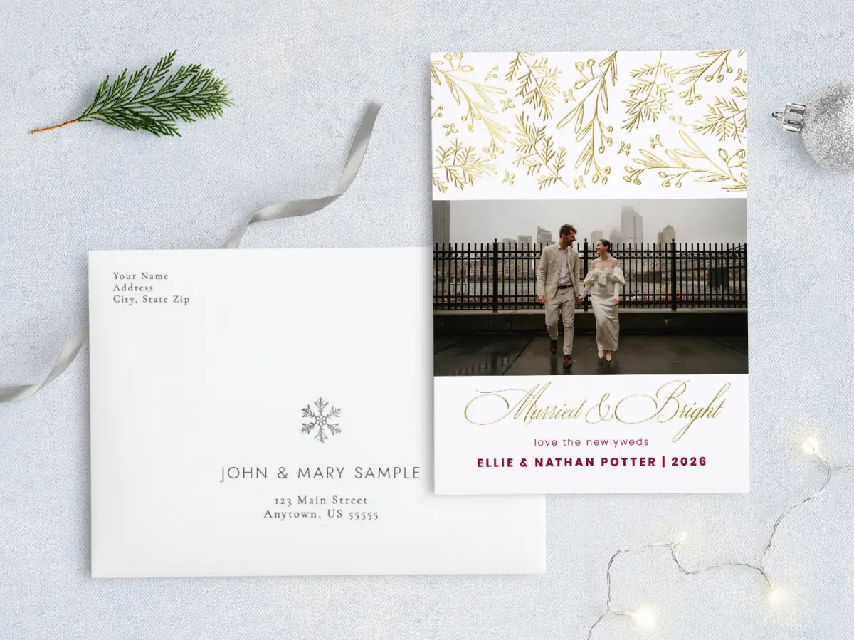 Front with Envelope Design