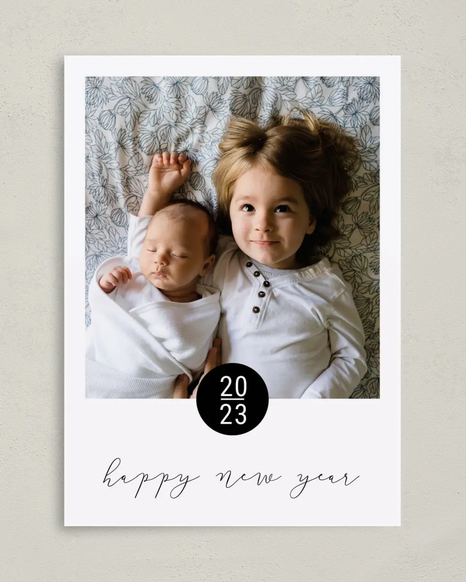 This is a 5" x 7" Christmas Card called Little Moments printed in full color on Premium Smooth paper