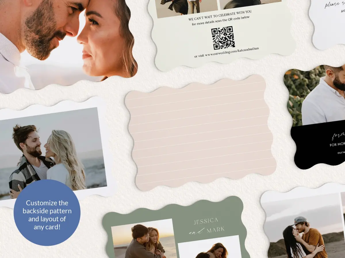 Back of Save the Date Card