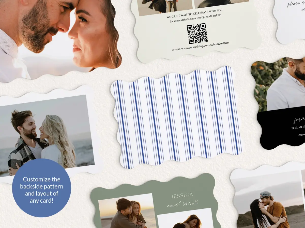 Back of Save the Date Card