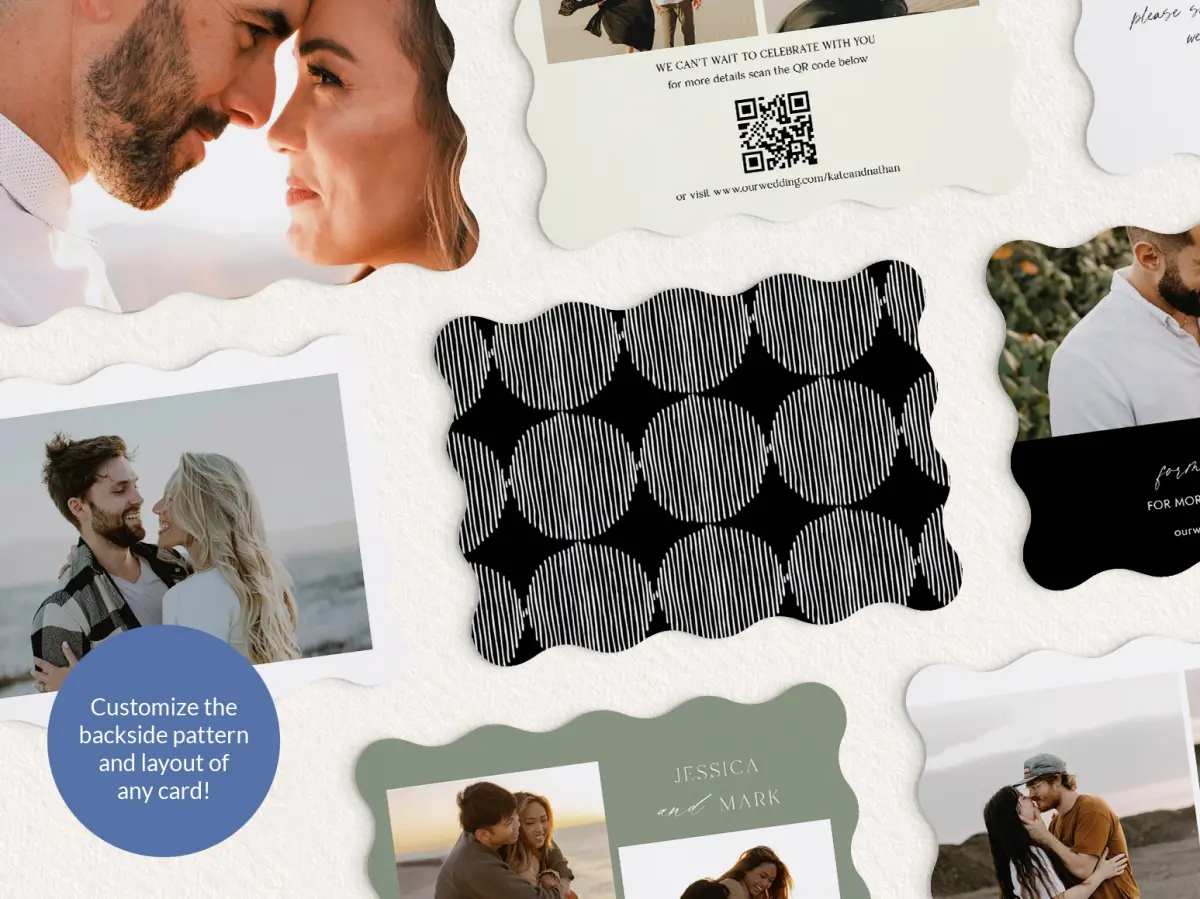 Back of Save the Date Card