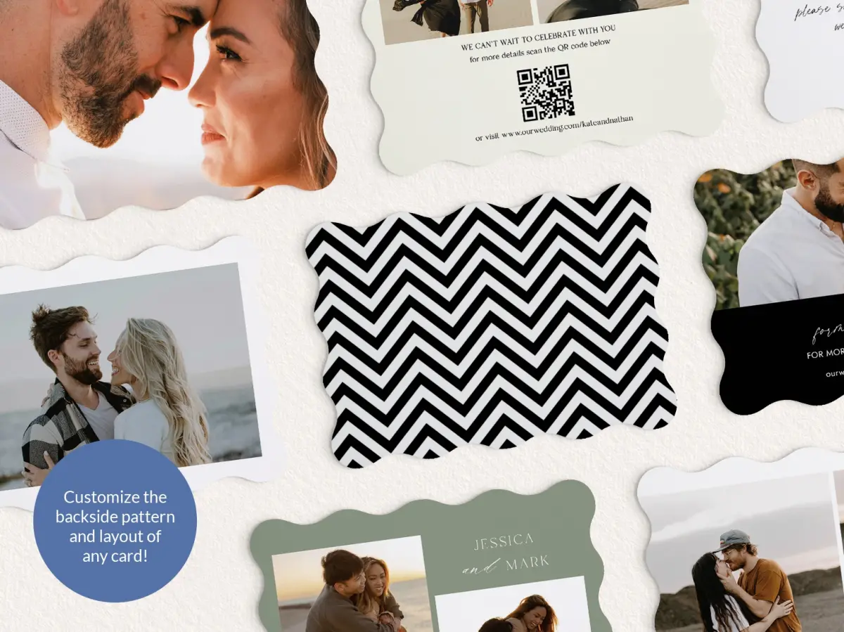 Back of Save the Date Card