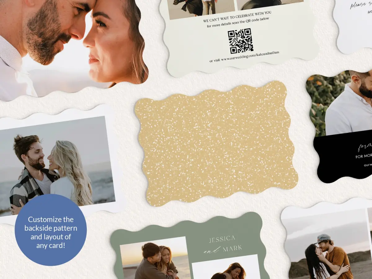 Back of Save the Date Card