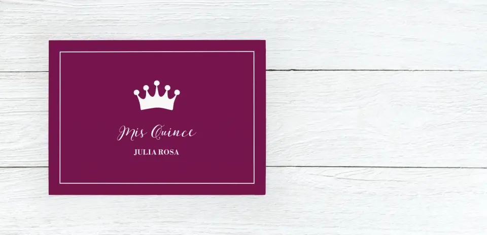 Save the Date Card Back