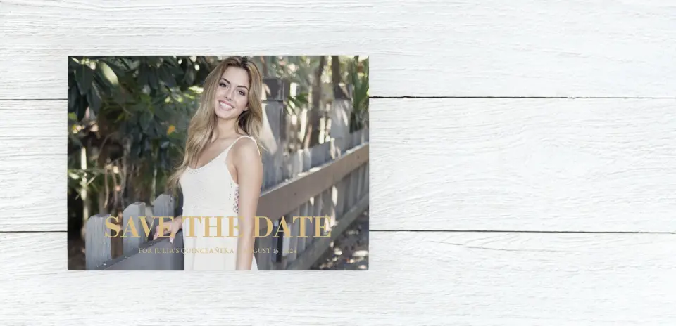 Save the Date Card Front