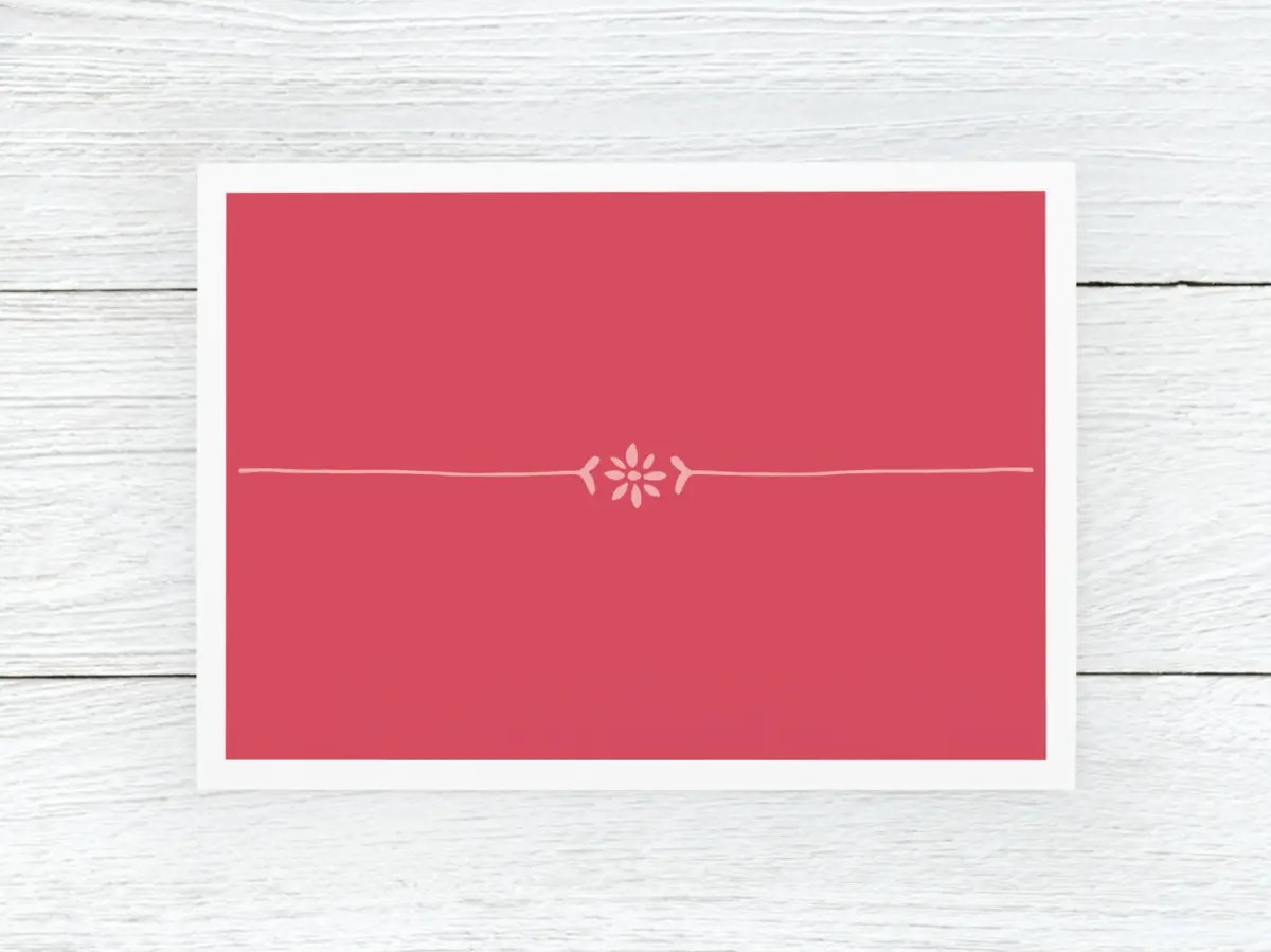Save the Date Card Back
