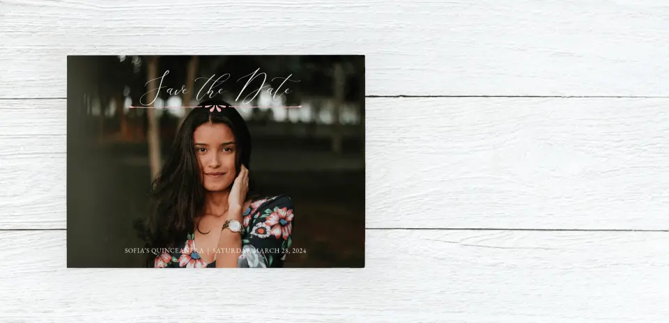 Save the Date Card Front