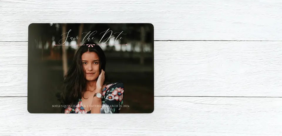 Save the Date Card Front