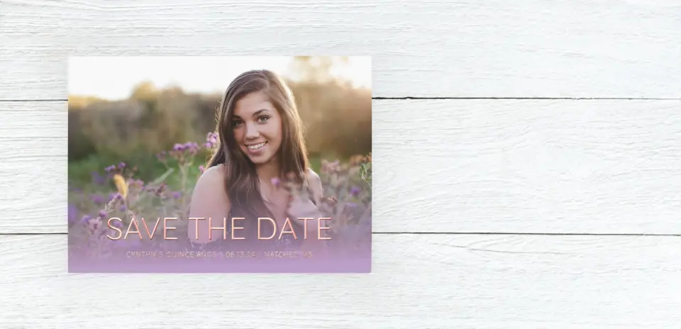 Save the Date Card Front