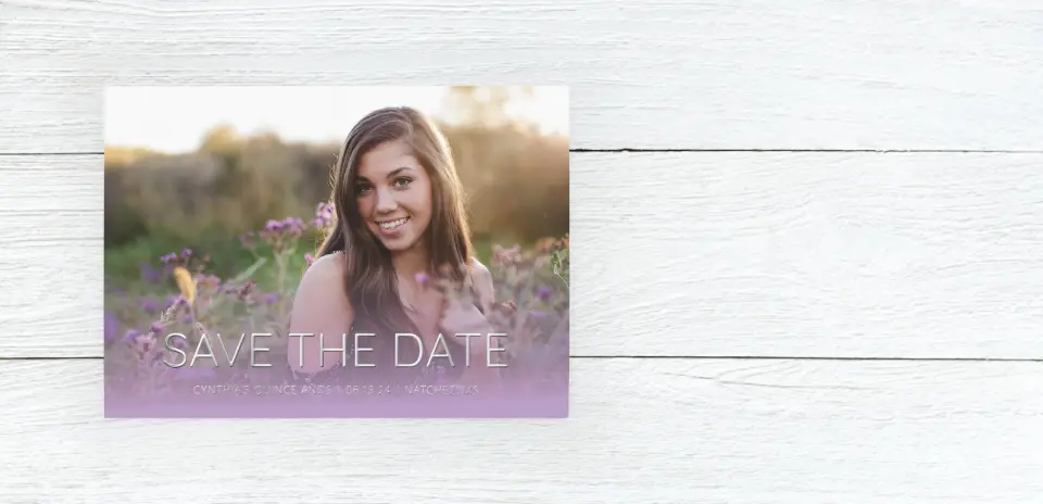Save the Date Card Front