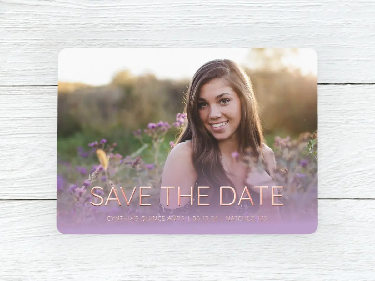 Save the Date Card Front