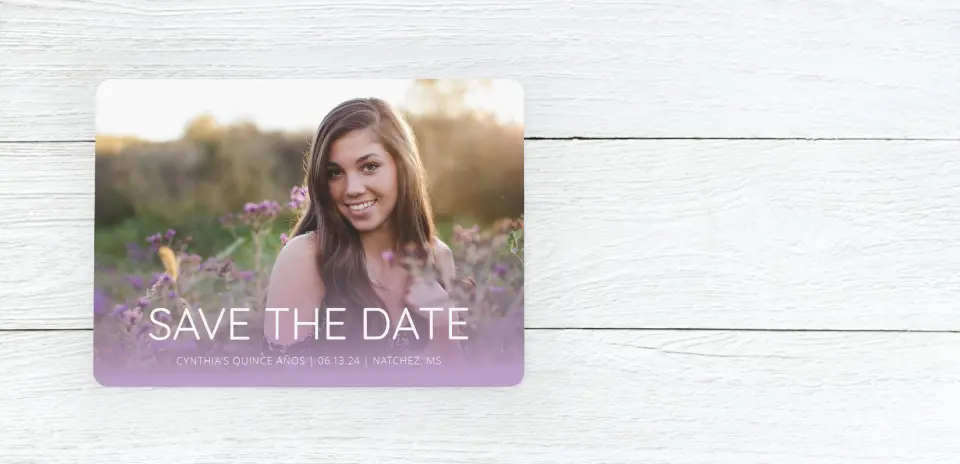 Save the Date Card Front