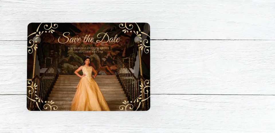 Save the Date Card Front