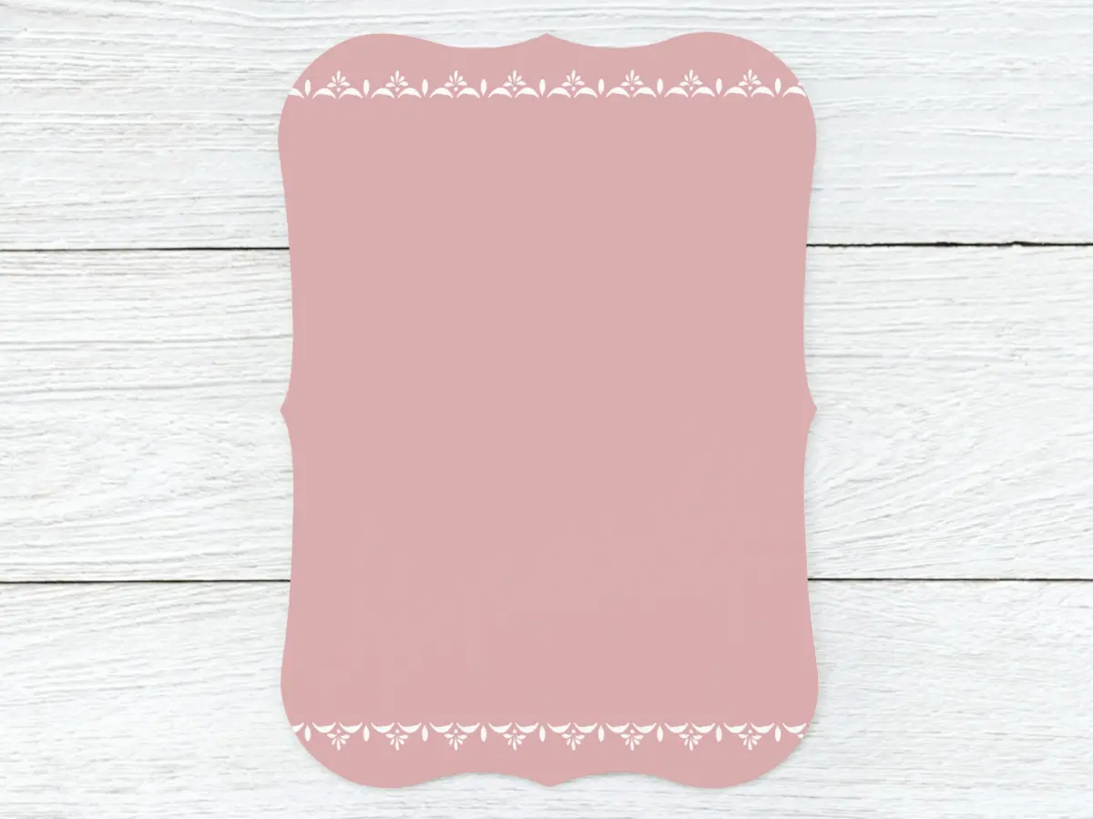 Save the Date Card Back