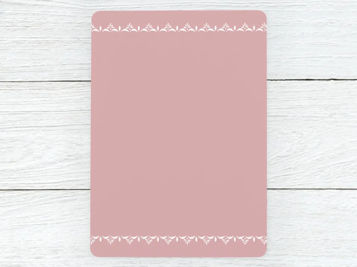 Save the Date Card Back