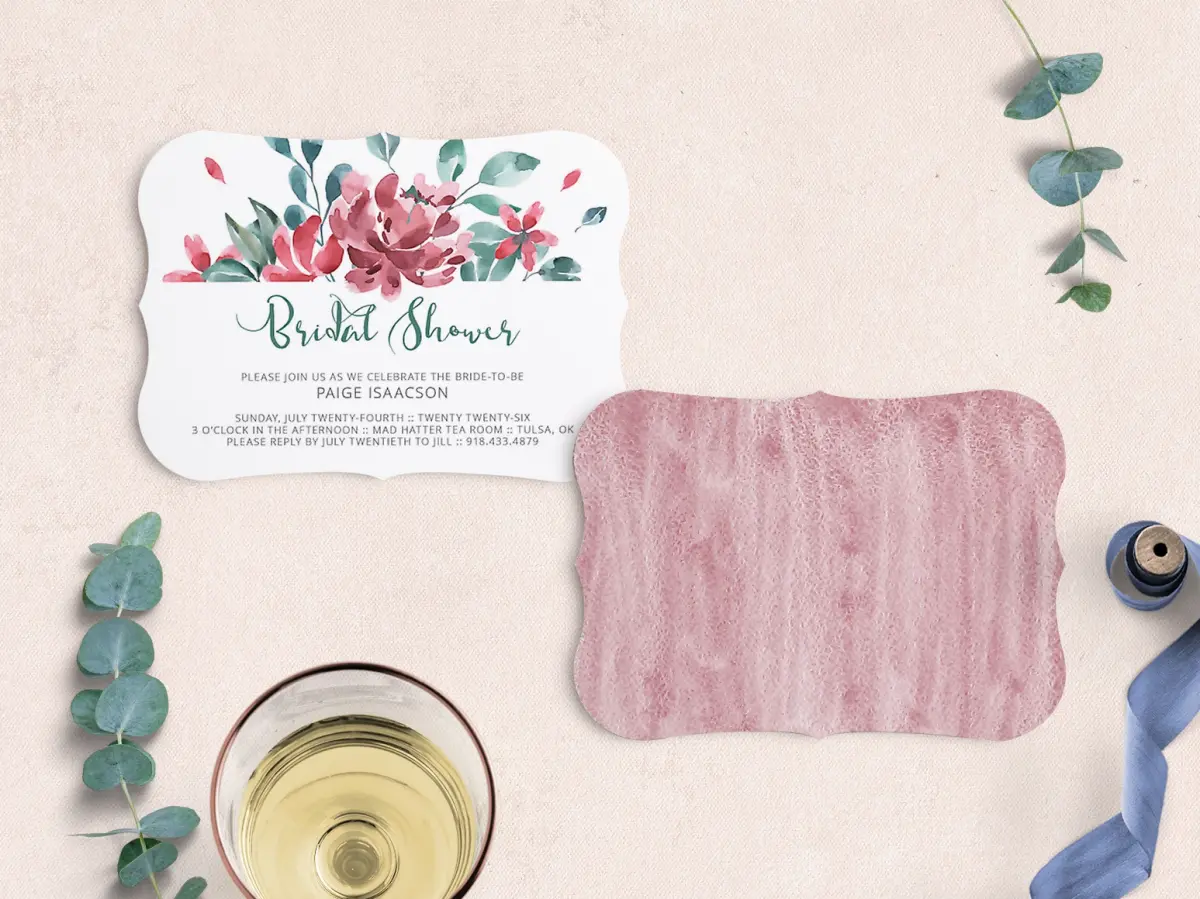 Save the Date Card with Optional Guest Addressing Service