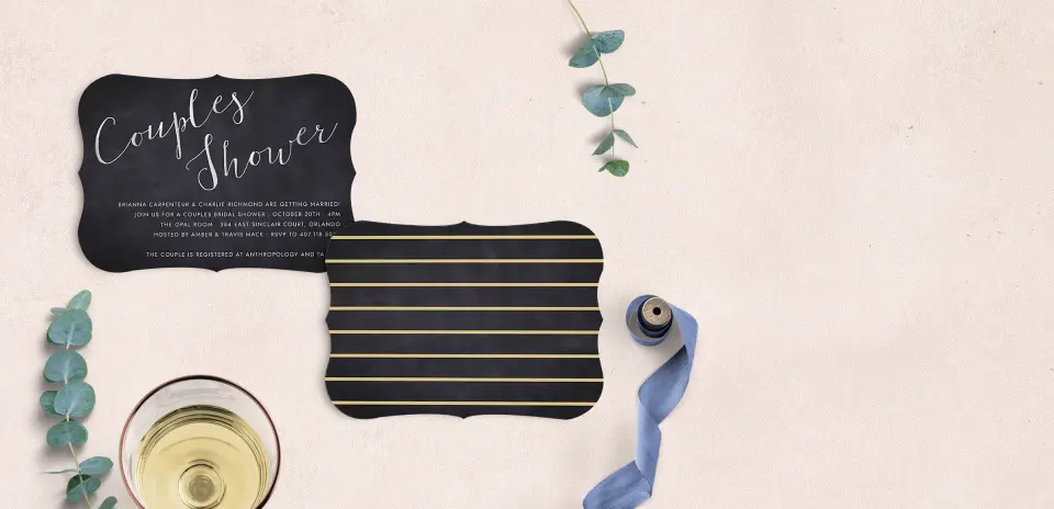 Save the Date Card with Optional Guest Addressing Service