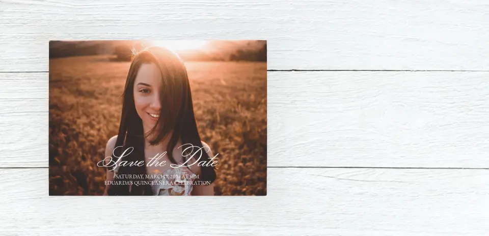 Save the Date Card Front