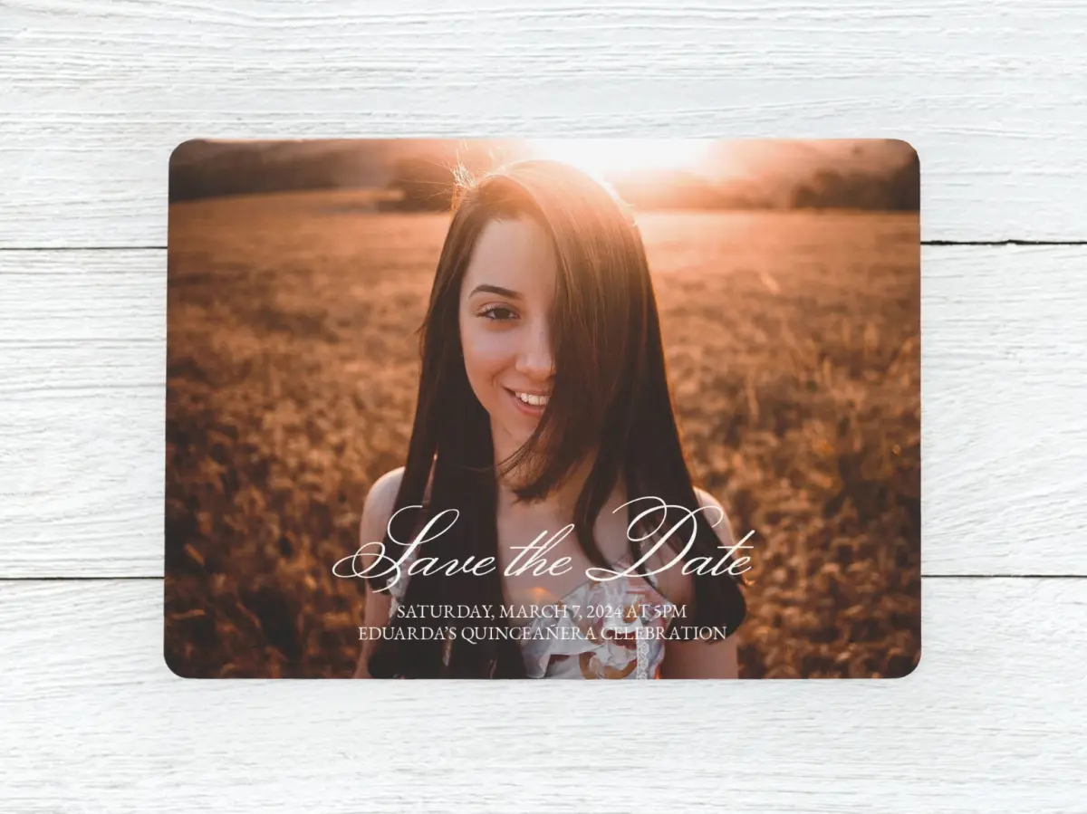 Save the Date Card Front