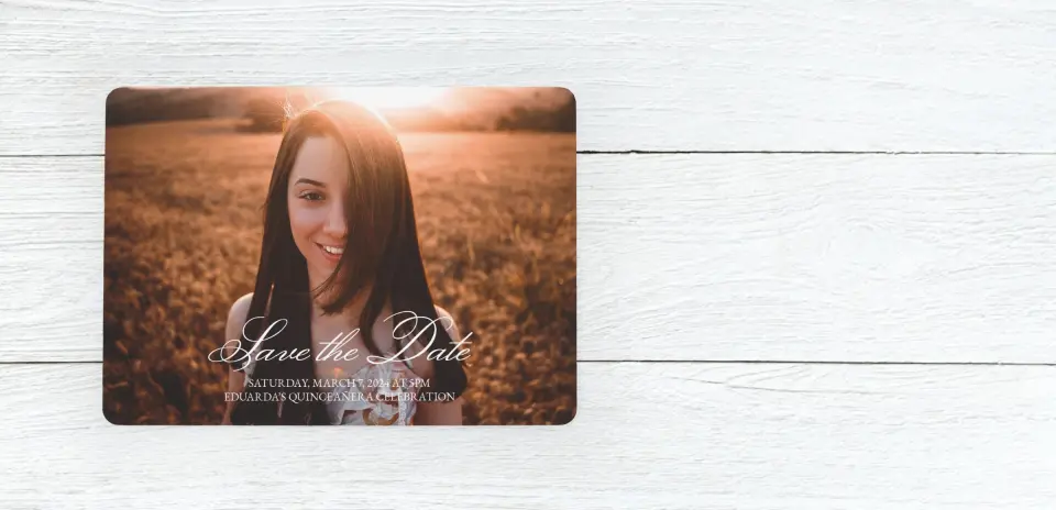Save the Date Card Front