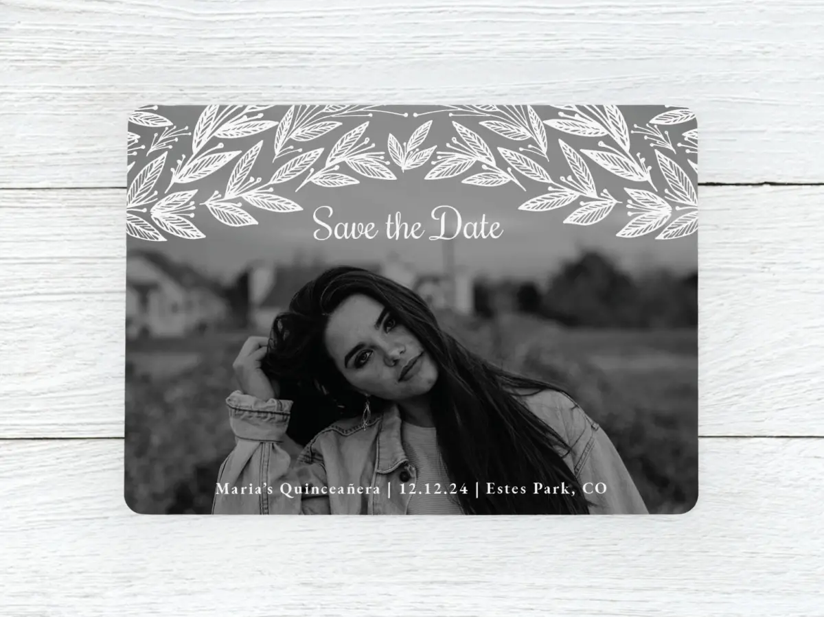 Save the Date Card Front