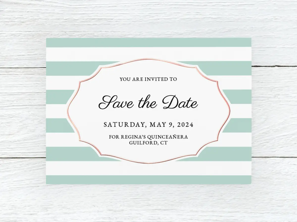 Save the Date Card Front