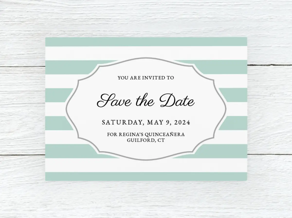 Save the Date Card Front