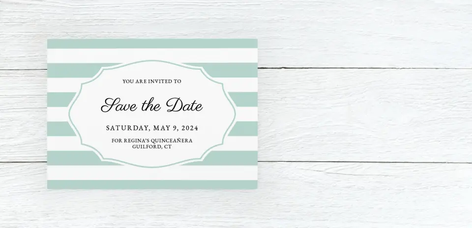 Save the Date Card Front
