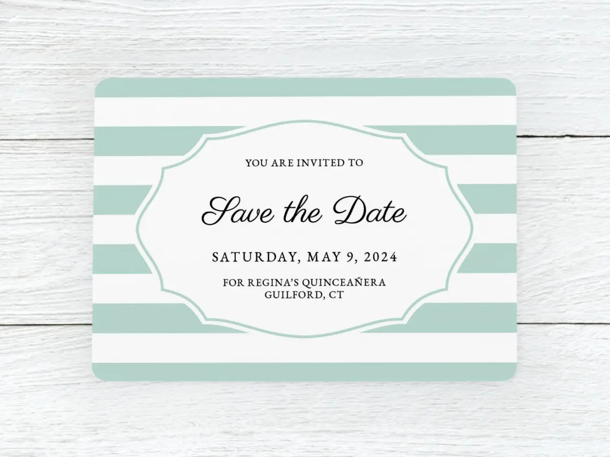 Save the Date Card Front