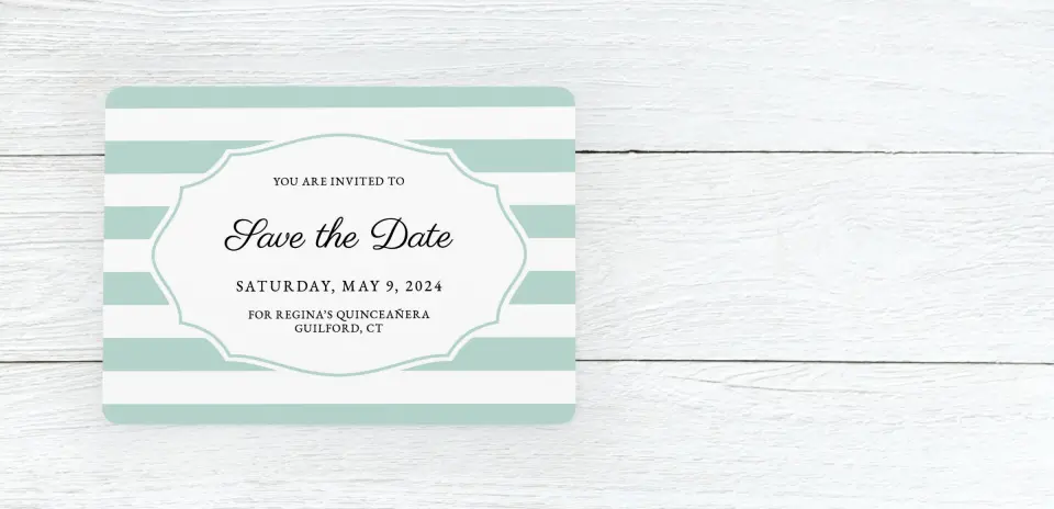 Save the Date Card Front