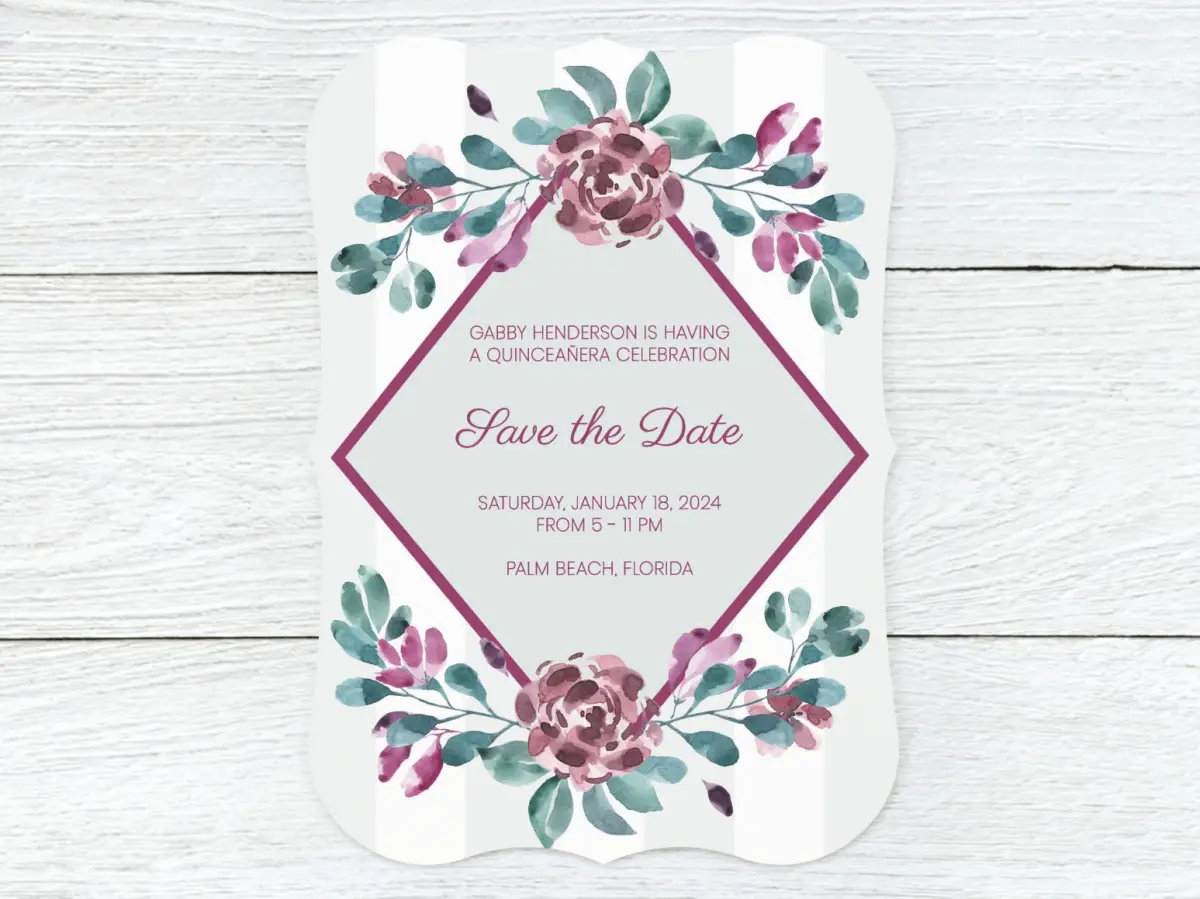 Save the Date Card Front