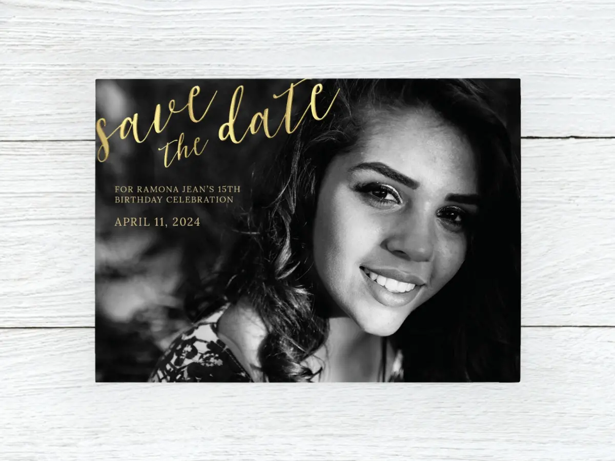 Save the Date Card Front