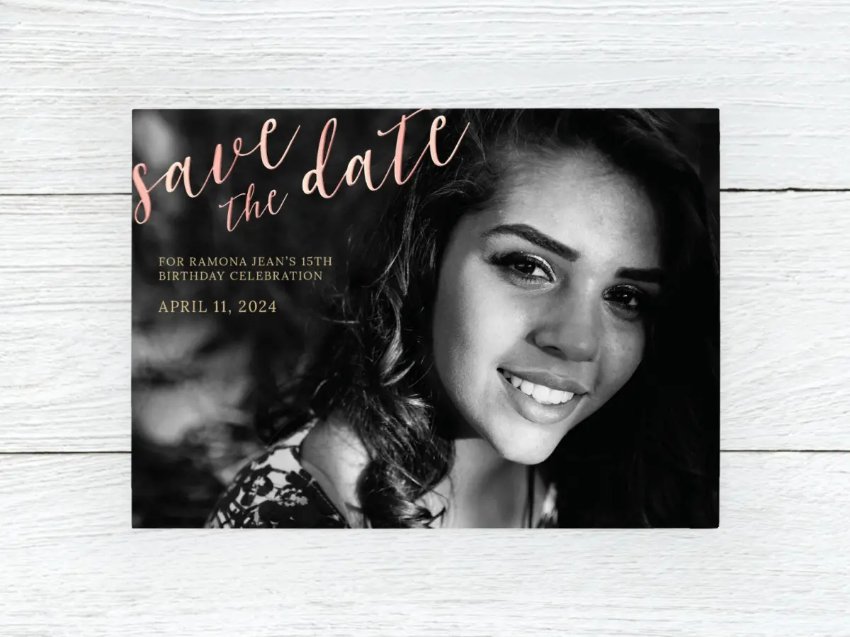 Save the Date Card Front