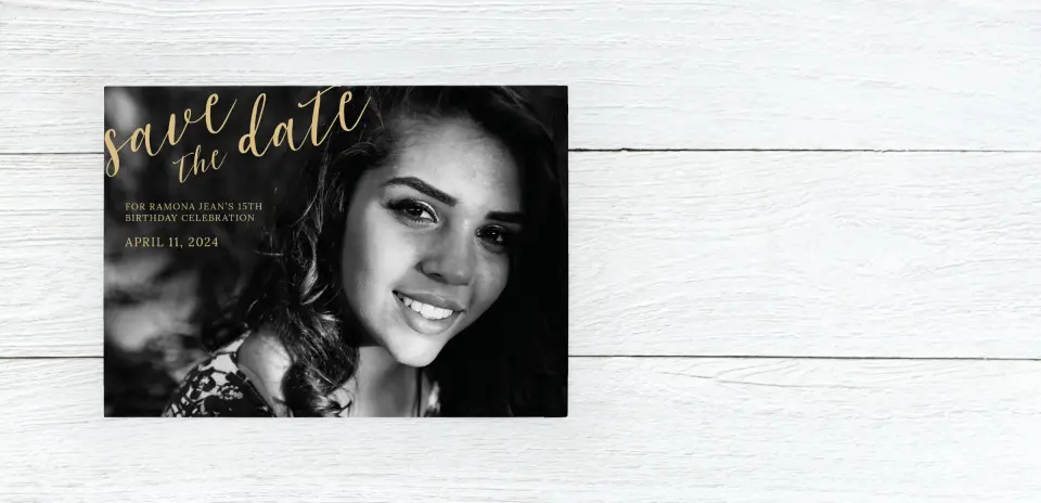 Save the Date Card Front