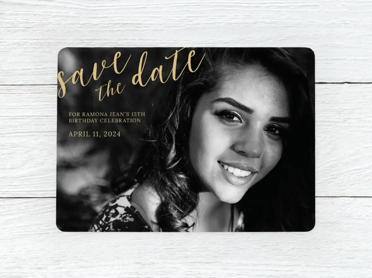 Save the Date Card Front