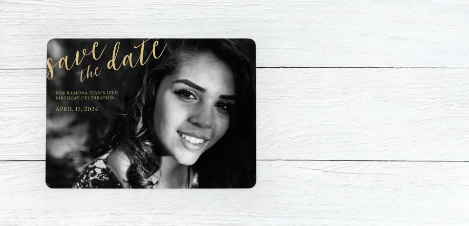 Save the Date Card Front