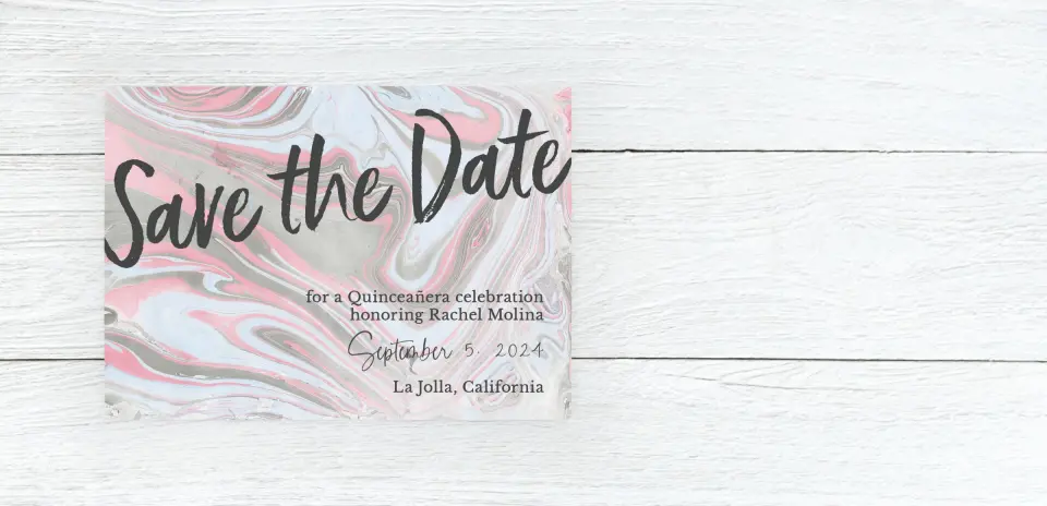 Save the Date Card Front