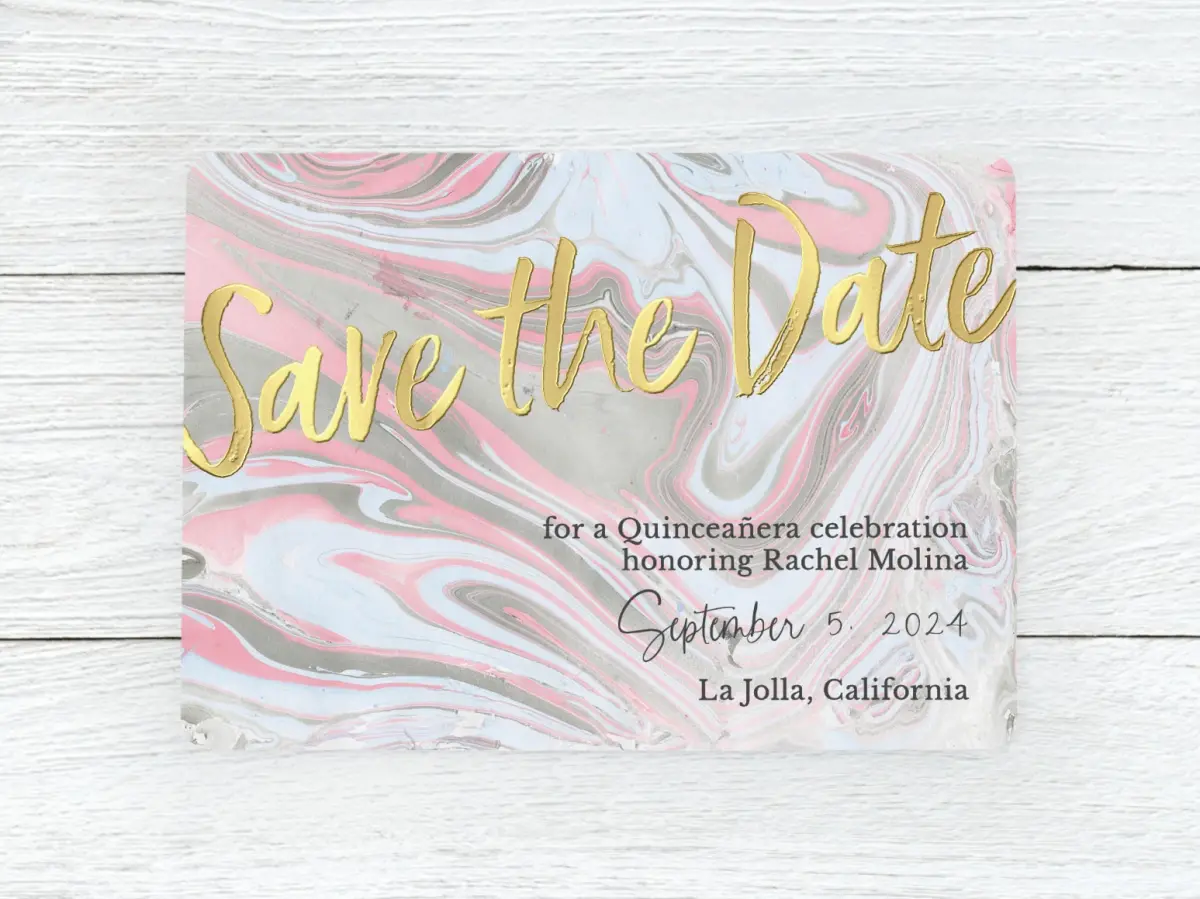 Save the Date Card Front