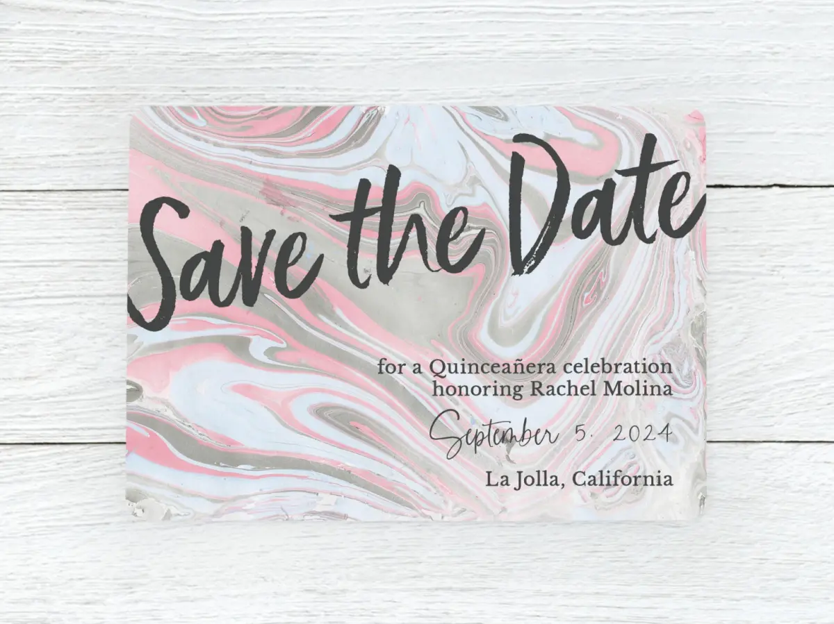Save the Date Card Front
