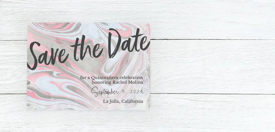 Save the Date Card Front
