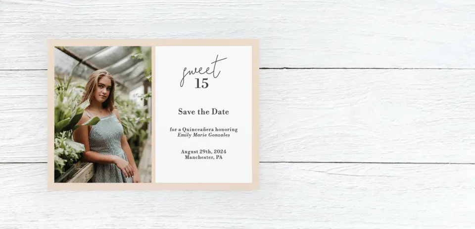 Save the Date Card Front