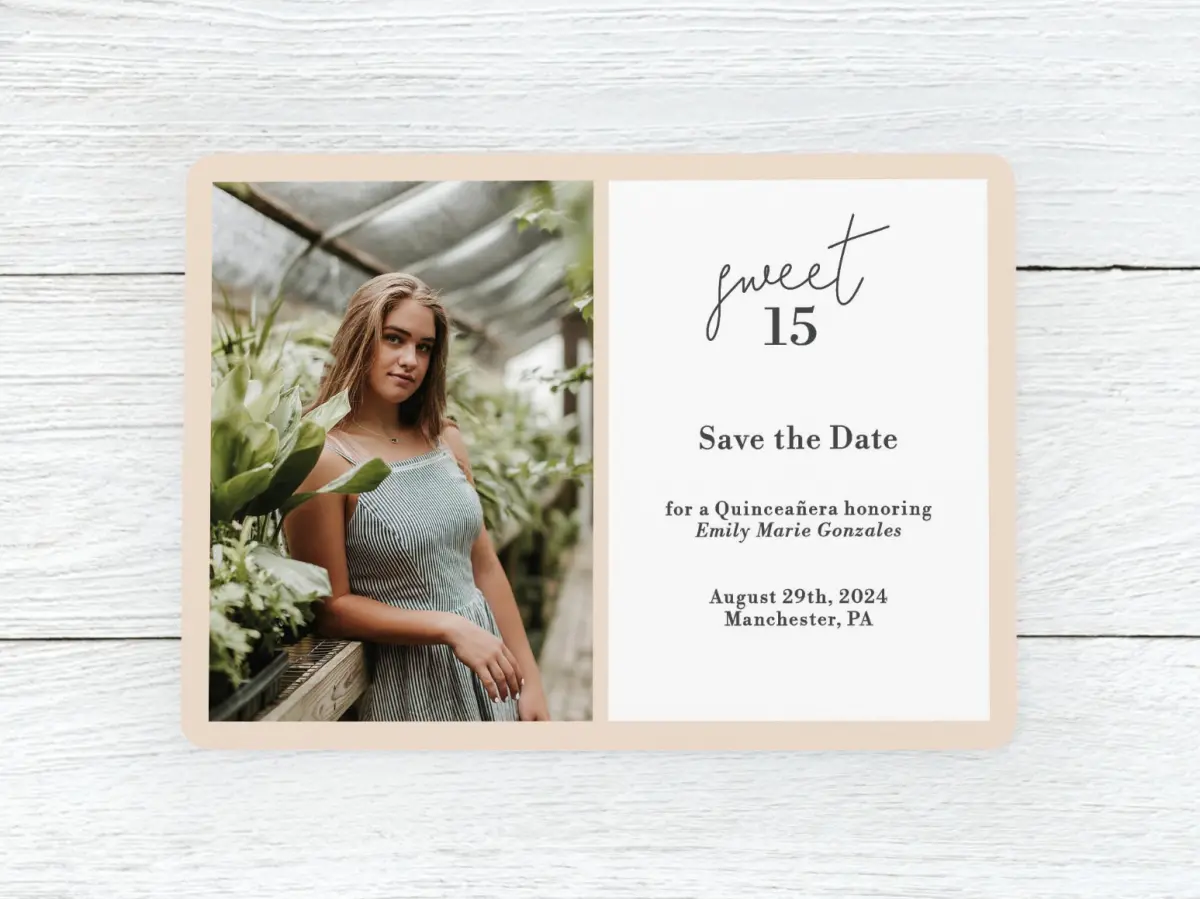 Save the Date Card Front