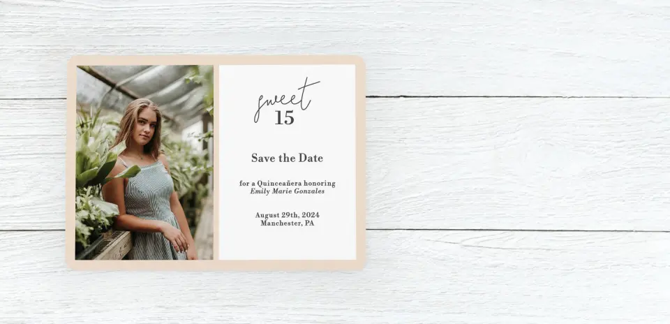 Save the Date Card Front