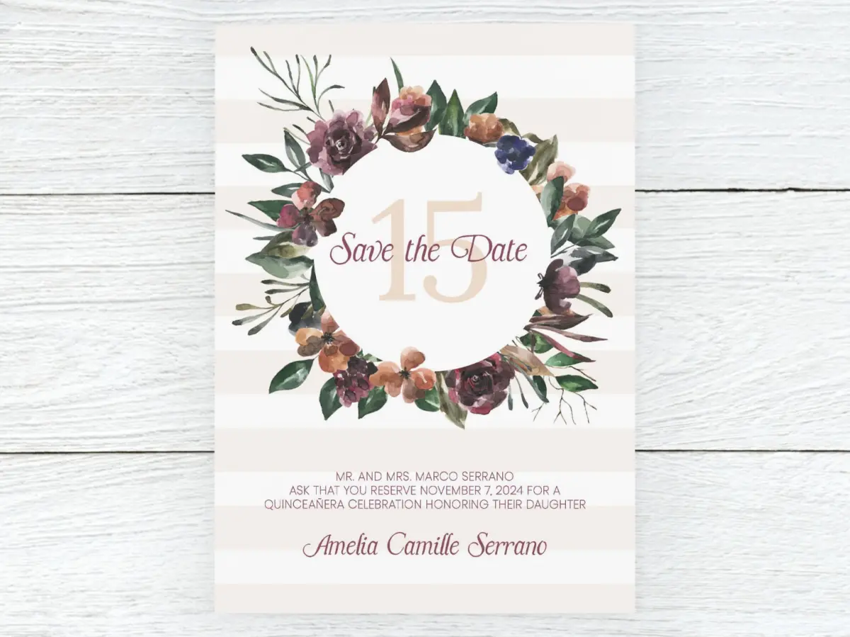 Save the Date Card Front