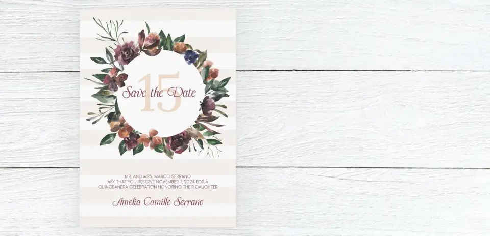 Save the Date Card Front