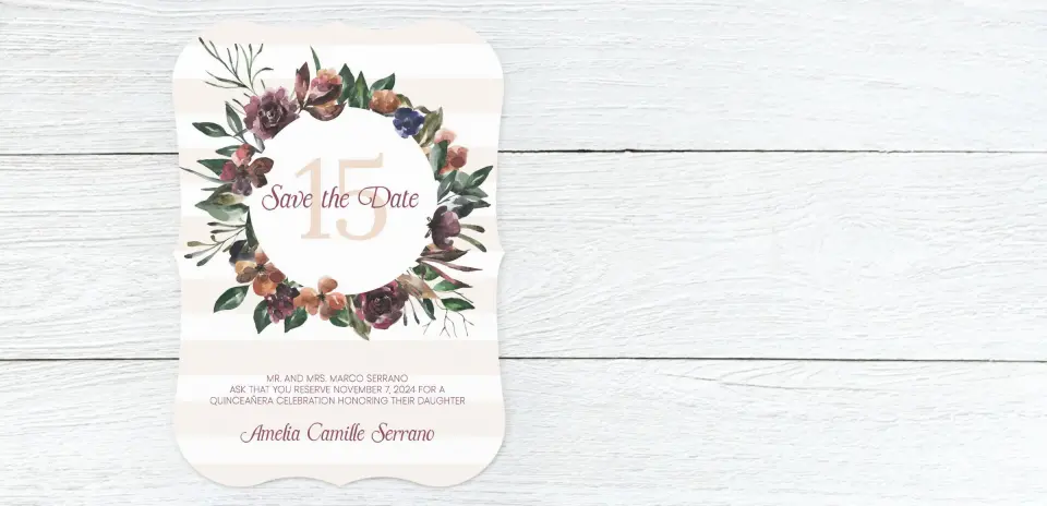 Save the Date Card Front