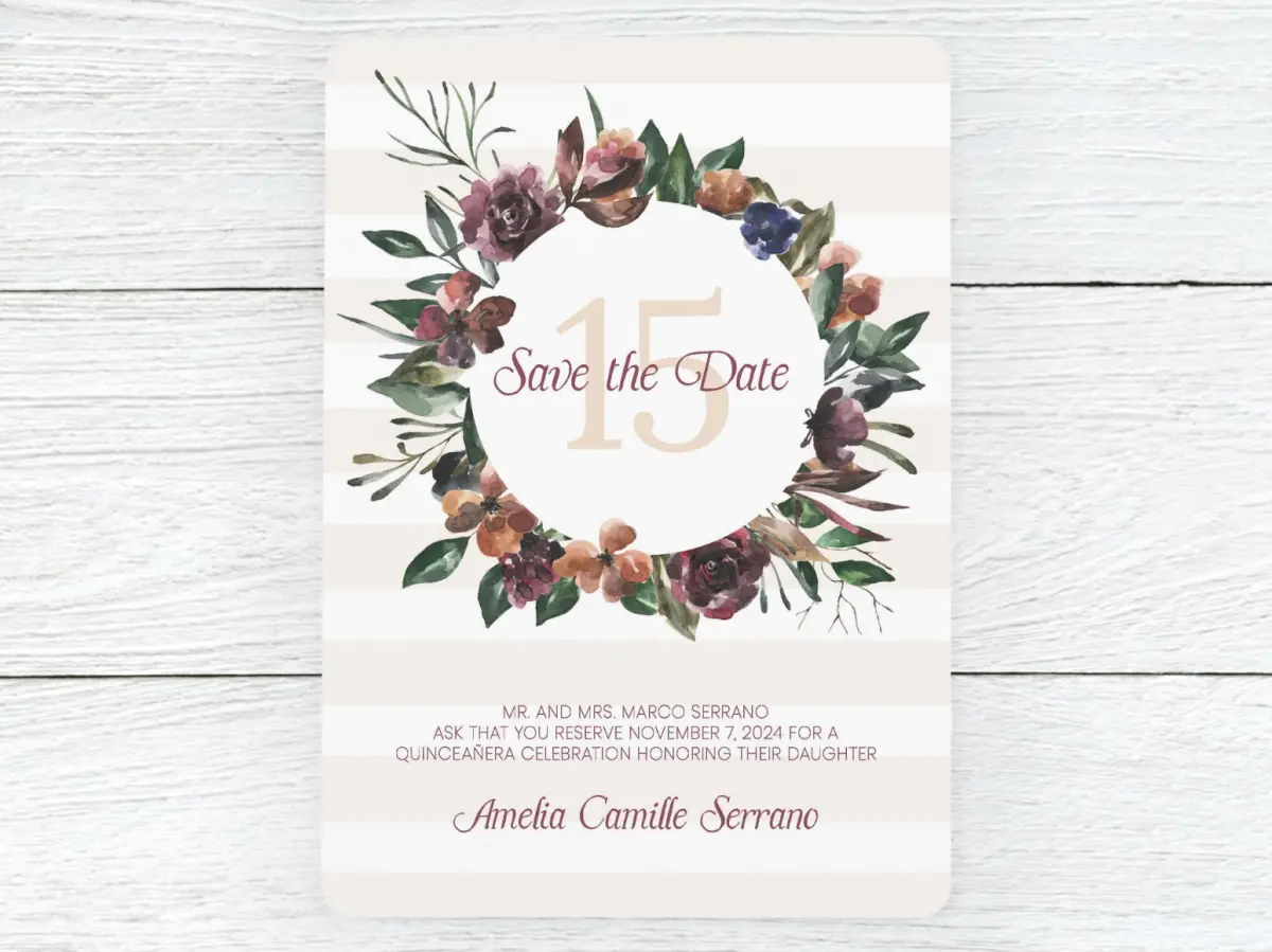 Save the Date Card Front