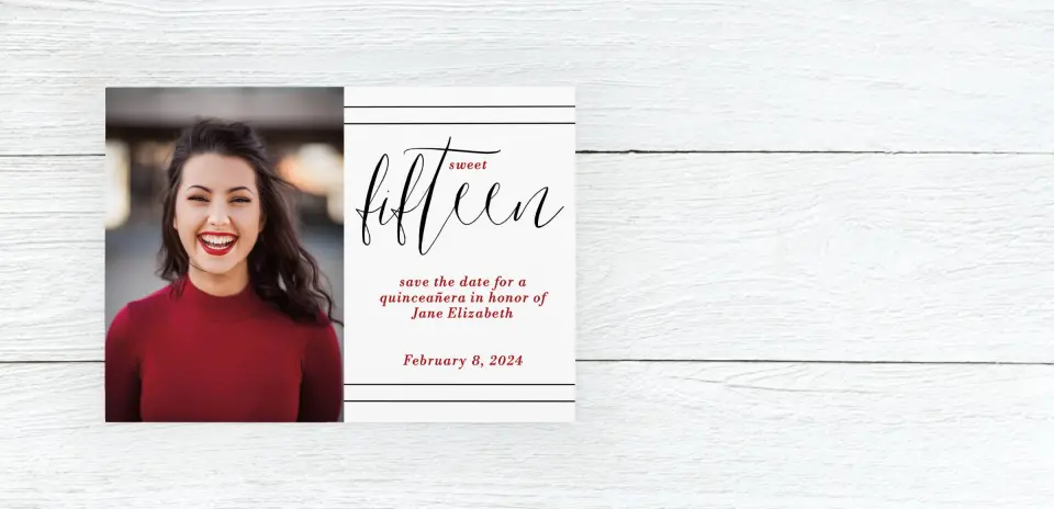 Save the Date Card Front