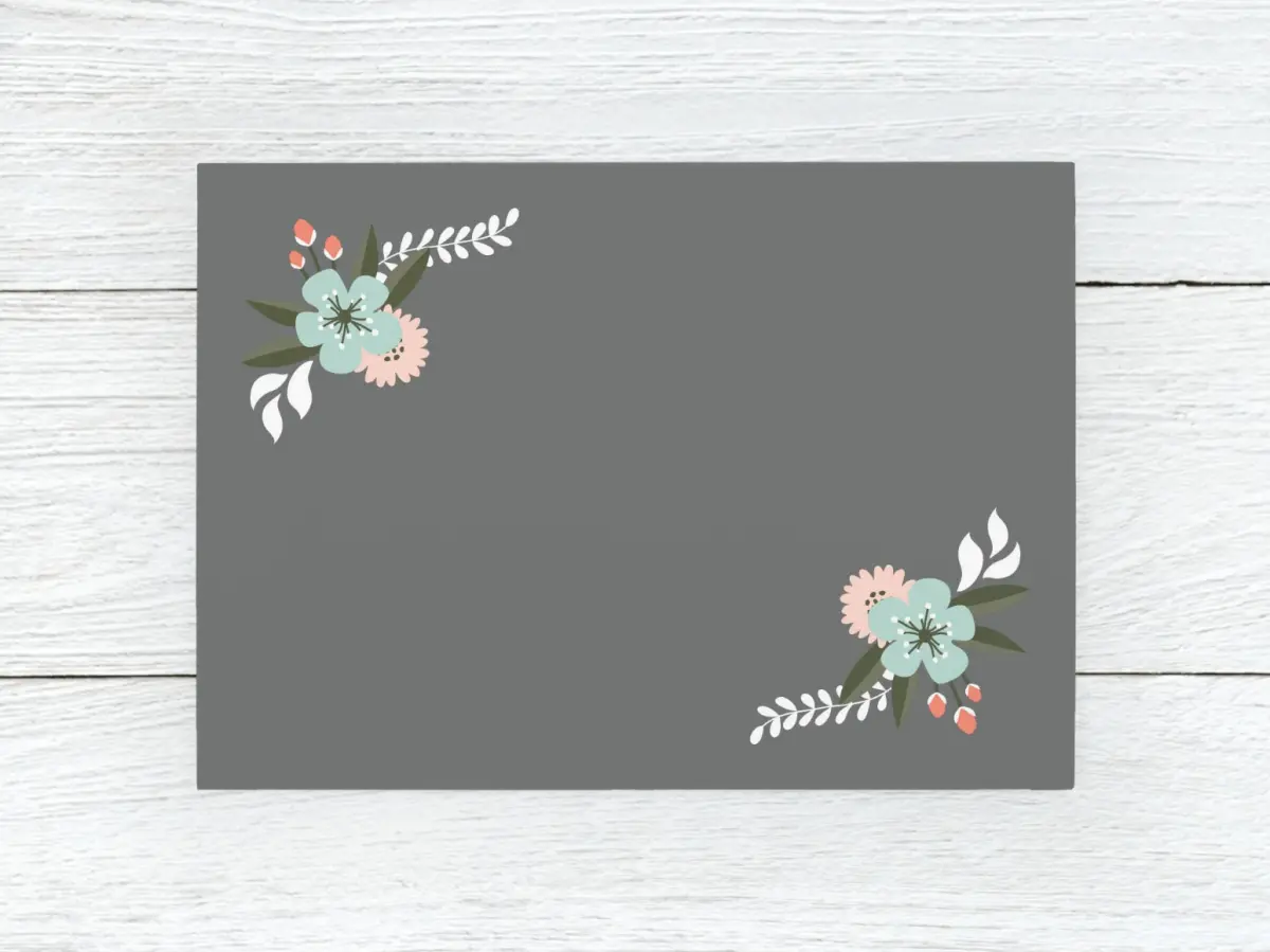 Save the Date Card Back