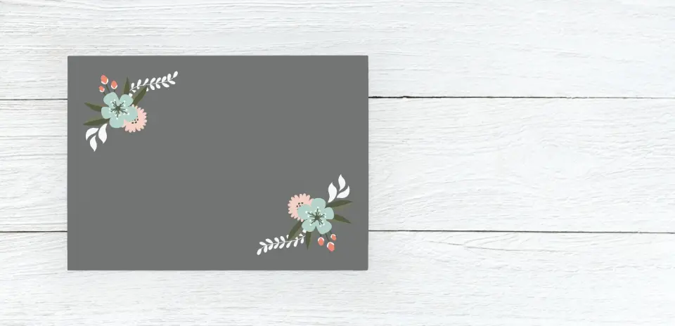 Save the Date Card Back